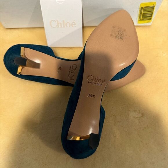 Chloe suede toe pump size 6,5 ( EU 36,5) - Picture 7 of 8